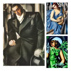 Paintings by Tamara de Lempicka Printed on Canvas