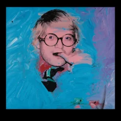 Portrait of David Hockney by Andy Warhol 1974