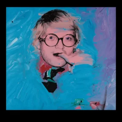 Portrait of David Hockney by Andy Warhol 1974
