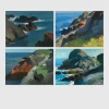 Rocky Shore Paintings by Edward Hopper Printed on Canvas