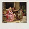The End of the Song by Edmund Blair Leighton Printed on Canvas