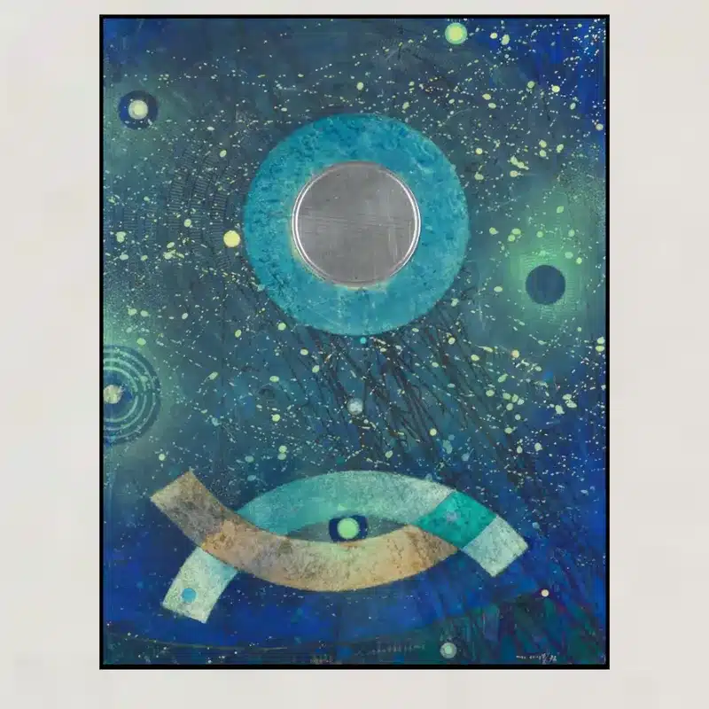 The Night Prowling Fish by Max Ernst Printed on Canvas