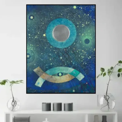 The Night Prowling Fish by Max Ernst Printed on Canvas