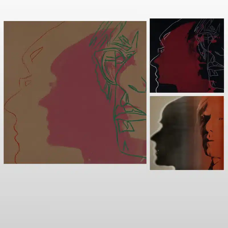 The Shadow by Andy Warhol 1981 Printed on Canvas