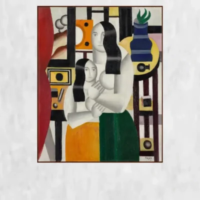 The Two Standing Women by Fernand Léger Printed on Canvas
