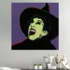 The Witch by Andy Warhol Printed on Canvas
