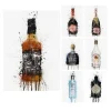Wine Bottles Paintings Printed on Canvas