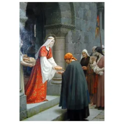 Charity of St. Elizabeth of Hungary by Frederic Leighton 1895