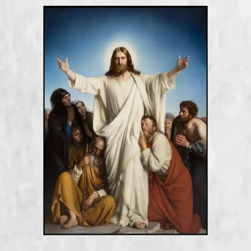 Christ the Comforter by Carl Bloch Printed on Canvas