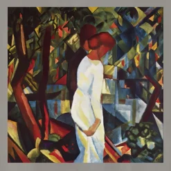 Couple in the Woods by August Macke 1912