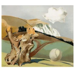 Event on the Downs by Paul Nash 1934