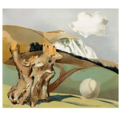 Event on the Downs by Paul Nash 1934