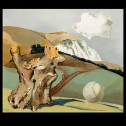 Event on the Downs by Paul Nash 1934