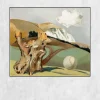 Event on the Downs by Paul Nash Printed on Canvas