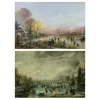 Frozen River and Winter Landscape by Aert van der Neer Printed on Canvas