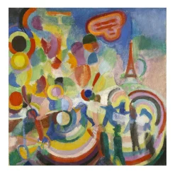 Homage to Blériot by Robert Delaunay 1914