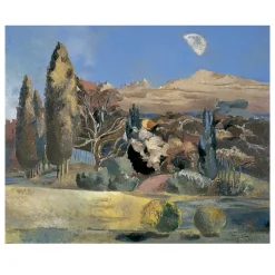 Landscape of the Moon's First Quarter by Paul Nash 1943