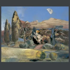 Landscape of the Moon's First Quarter by Paul Nash 1943