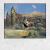 Landscape of the Moon's First Quarter by Paul Nash Printed on Canvas