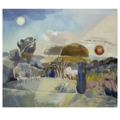 Landscape of the Vernal Equinox by Paul Nash 1944