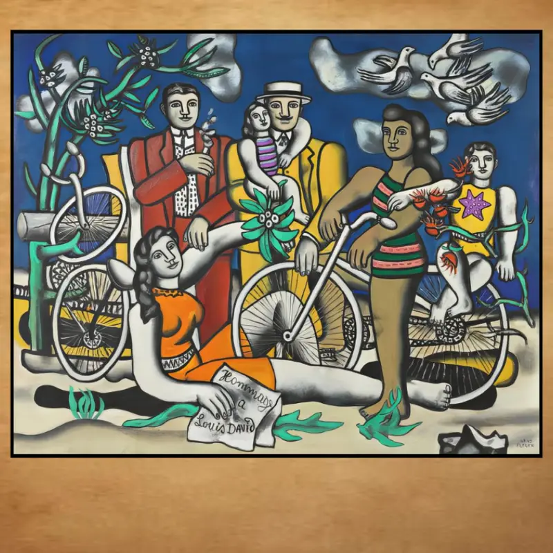 Leisure Activities, A Tribute to Louis David by Fernand Léger