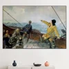 Leiv Eirikson Discovering America by Christian Krohg Printed on Canvas