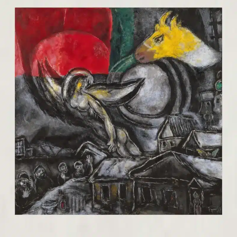 Easter by Marc Chagall 1968 Printed on Canvas