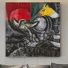 Easter by Marc Chagall 1968 Printed on Canvas
