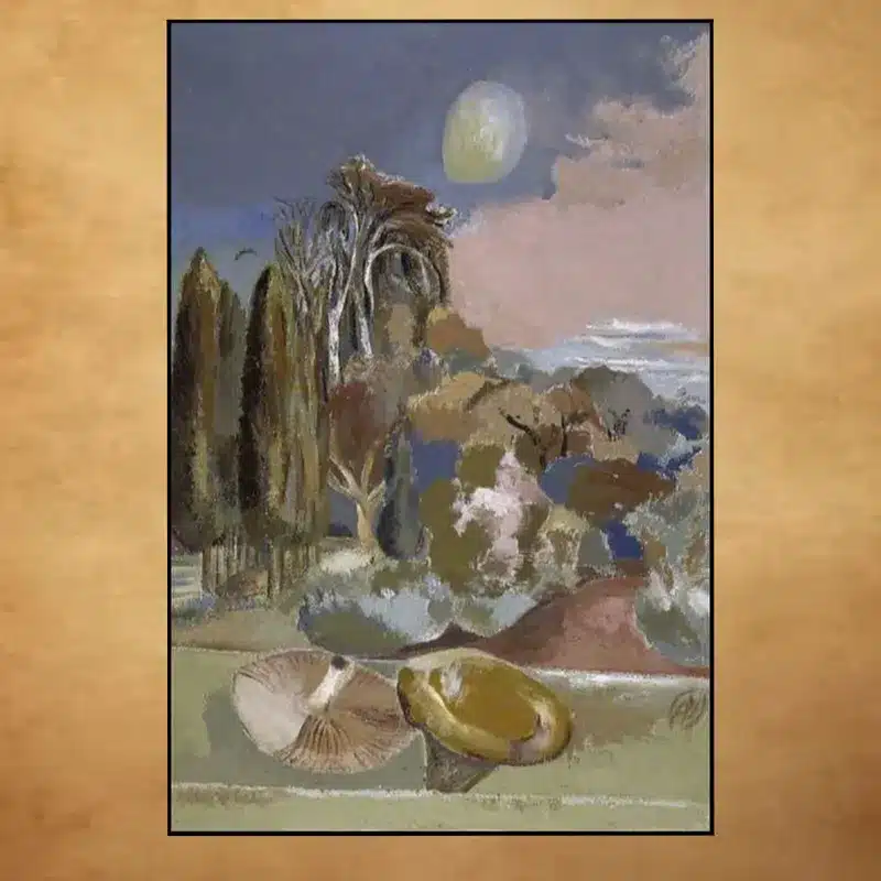 November Moon by Paul Nash Printed on Canvas