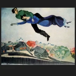 Over the Town by Marc Chagall 1918