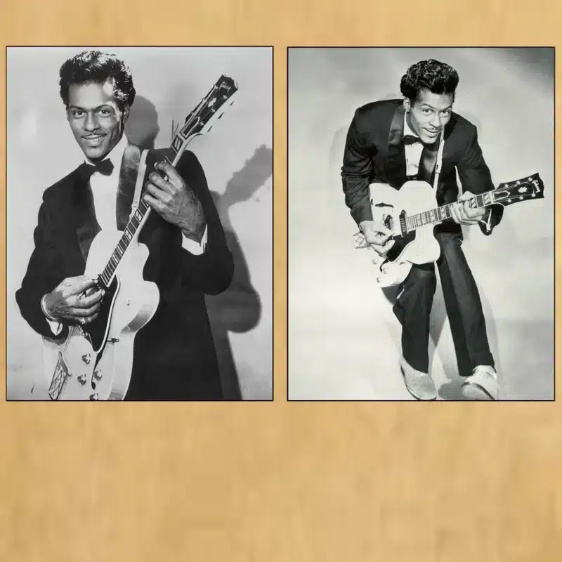 Picture of Chuck Berry Printed on Canvas