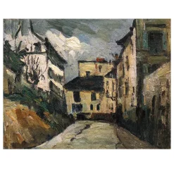 Rue des Saules, Montmartre by Paul Cézanne around 1867