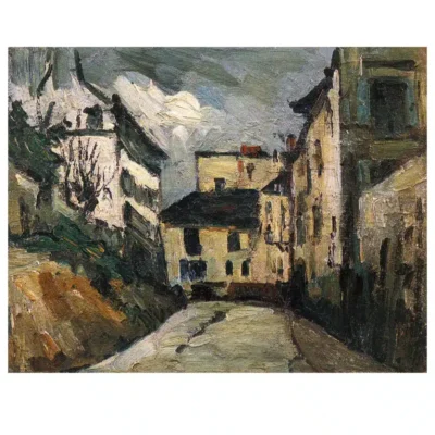 Rue des Saules, Montmartre by Paul Cézanne around 1867
