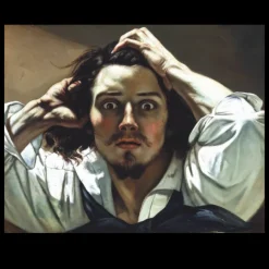 The Desperate Man by Gustave Courbet 1843-1845