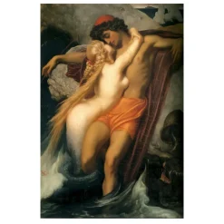 The Fisherman and the Siren by Frederic Leighton 1857