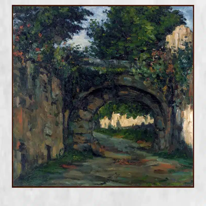 The Vault by Paul Cézanne Printed on Canvas