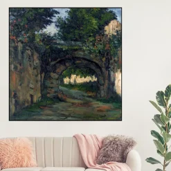 The Vault by Paul Cézanne Printed on Canvas