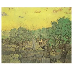 Vincent van Gogh 1889 Olive Grove with Picking Figures