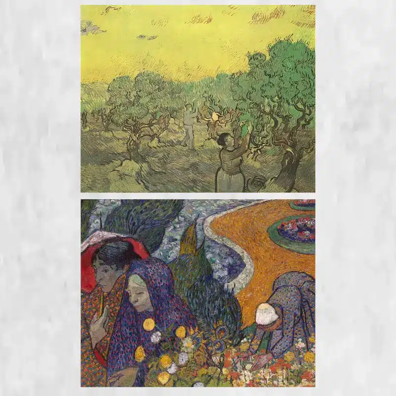 Vincent van Gogh In the Garden Printed on Canvas