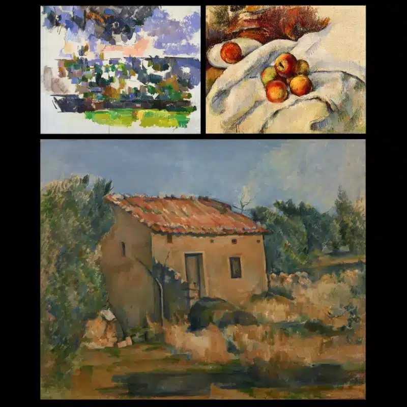 Apples, Abandoned House and The Garden by Paul Cézanne Printed on Canvas