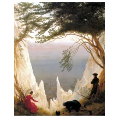 Chalk Cliffs at Rügen by Caspar David Friedrich 1818