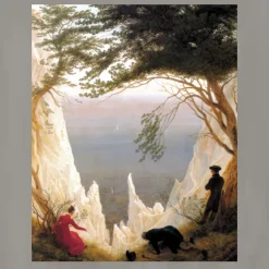 Chalk Cliffs at Rügen by Caspar David Friedrich 1818