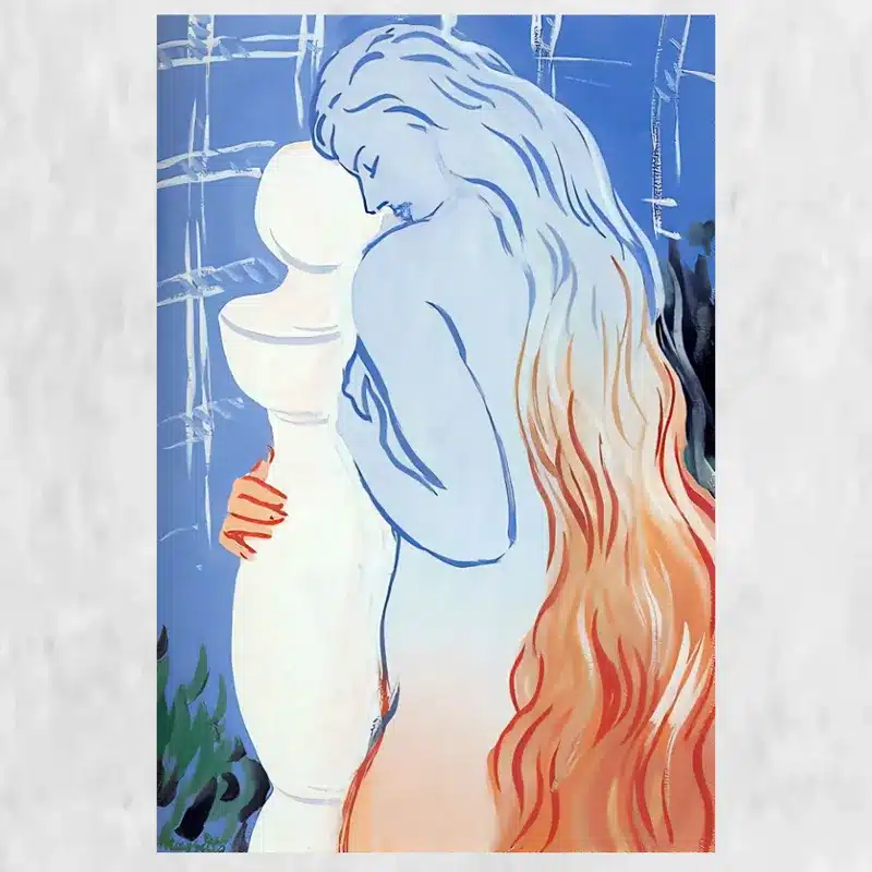Depths of Pleasure by René Magritte Printed on Canvas