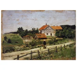 Edvard Munch 1881 Houses in Maridale