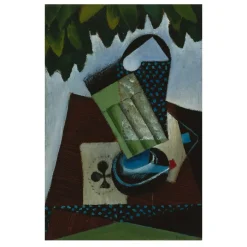 Glass and Playing Cards by Juan Gris 1915