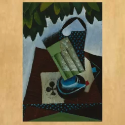 Glass and Playing Cards by Juan Gris 1915