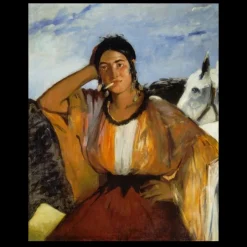 Gypsy with a Cigarette by Édouard Manet 1862