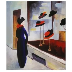 Hat Shop III by August Macke 1914