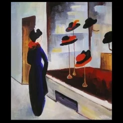 Hat Shop III by August Macke 1914