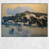 Houses on the Hill by Paul Cézanne Printed on Canvas